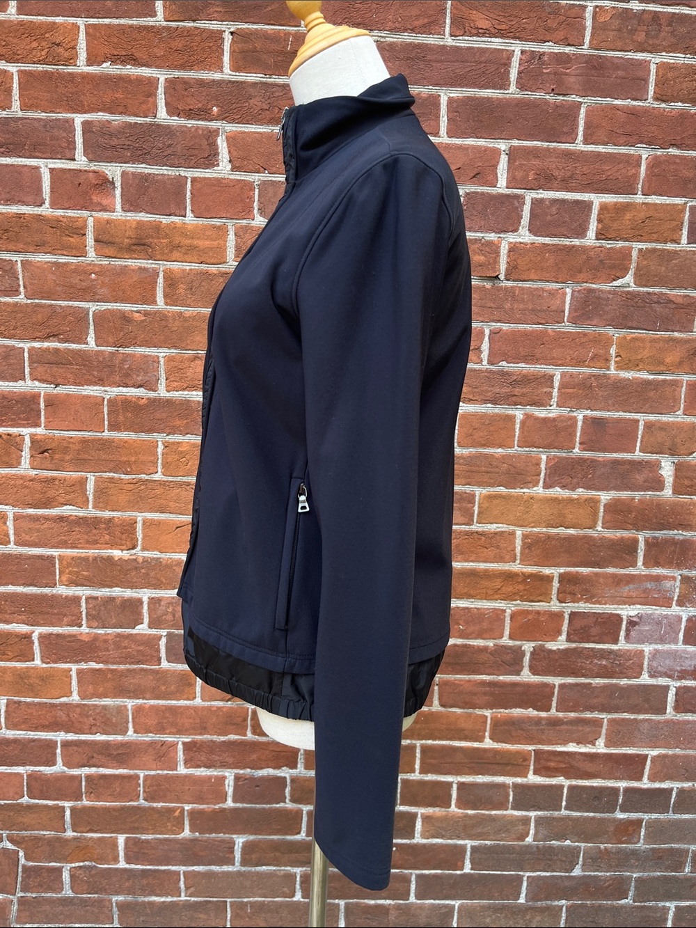 Vintage Prada Zip Jacket with Quilted Zip Placket - Picture 3 of 7